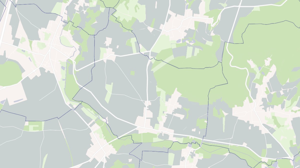 Aperçu cartographique de Margny-sur-Matz, centré sur la commune