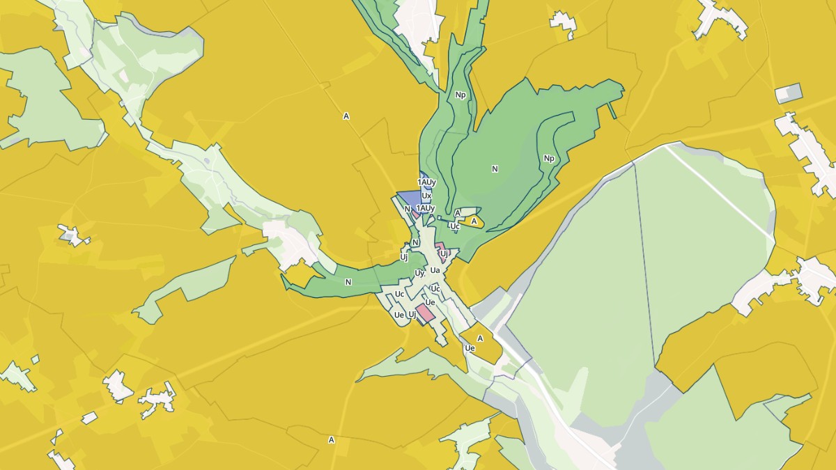 Aperçu cartographique de Marseille-en-Beauvaisis, centré sur la commune