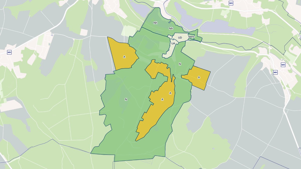 Aperçu cartographique de Maysel, centré sur la commune