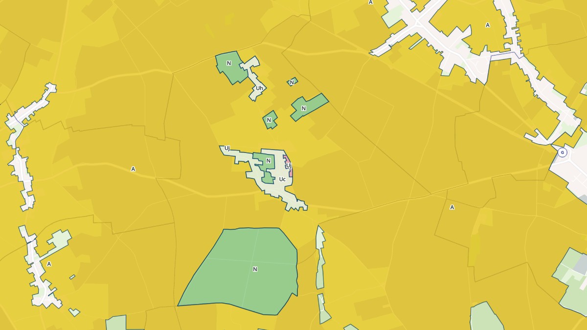 Aperçu cartographique de Monceaux-l'Abbaye, centré sur la commune