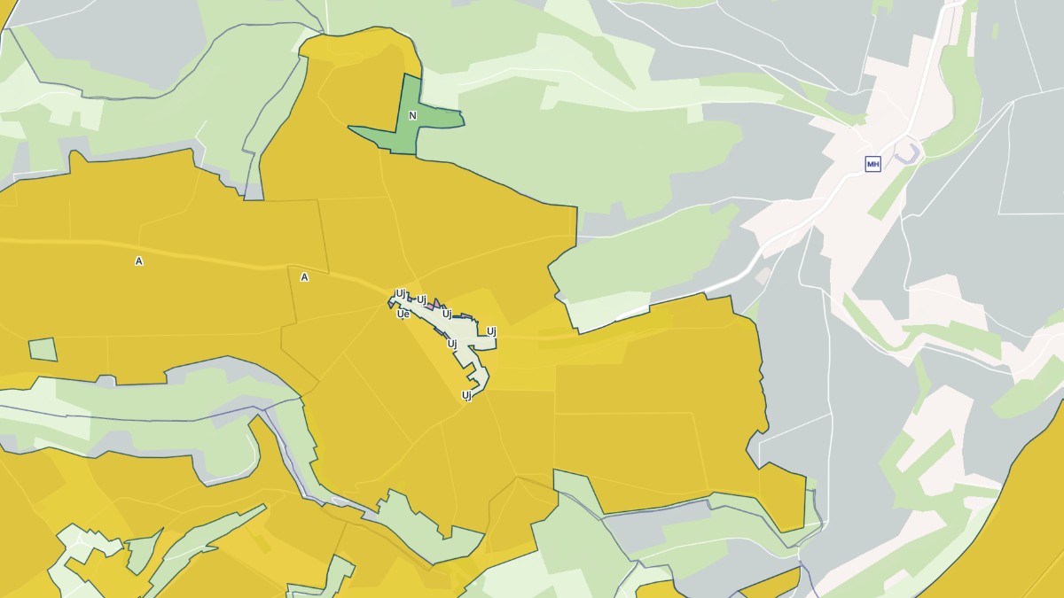 Aperçu cartographique de Offoy, centré sur la commune