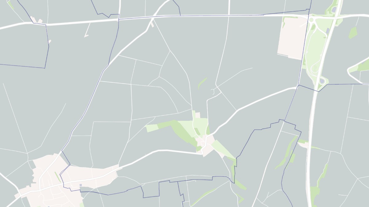 Aperçu cartographique de Oursel-Maison, centré sur la commune