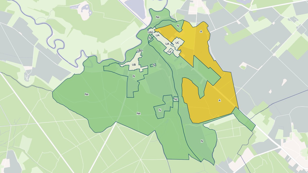 Aperçu cartographique de Pontoise-lès-Noyon, centré sur la commune