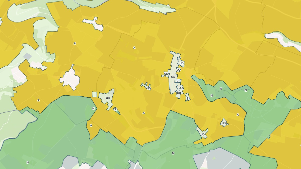 Aperçu cartographique de Puiseux-en-Bray, centré sur la commune