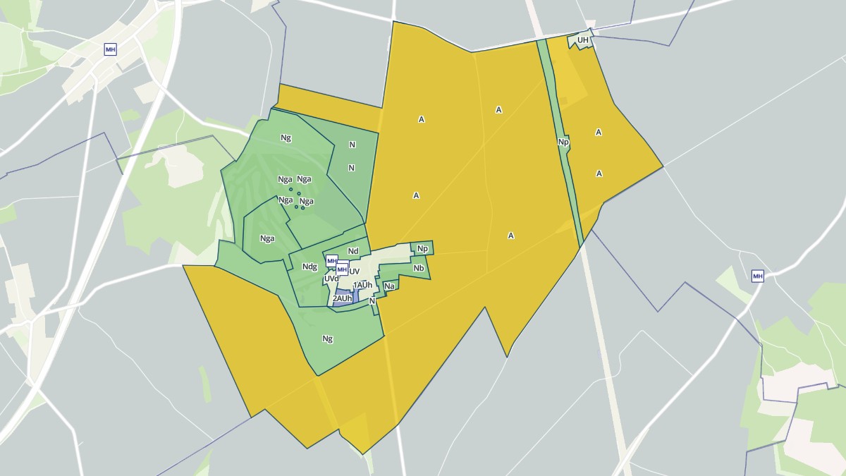 Aperçu cartographique de Raray, centré sur la commune