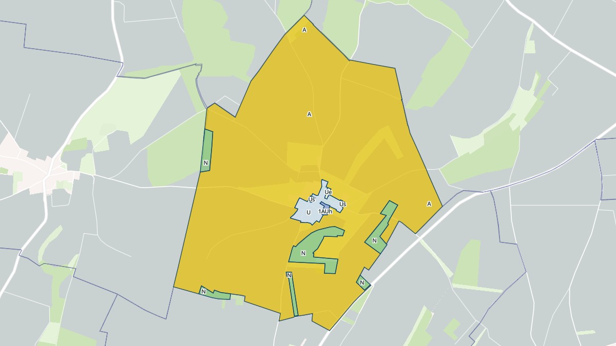 Aperçu cartographique de Rémécourt, centré sur la commune