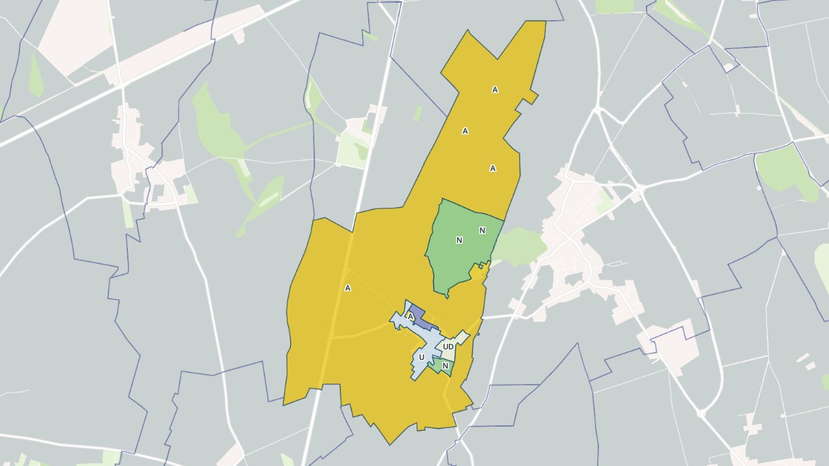 Aperçu cartographique de Sacy-le-Petit, centré sur la commune