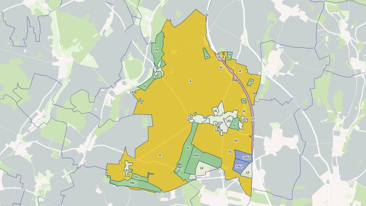 Aperçu cartographique de Saint-Crépin-Ibouvillers, centré sur la commune