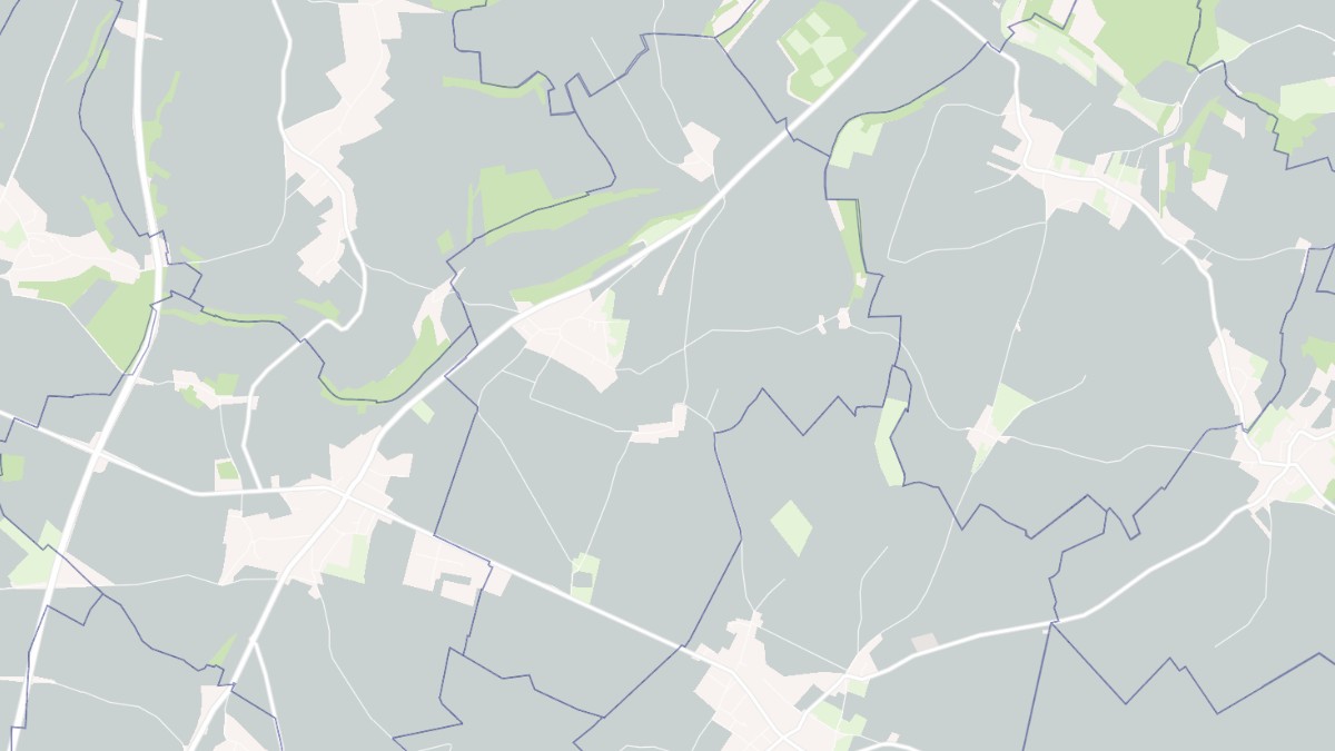 Aperçu cartographique de Sainte-Eusoye, centré sur la commune