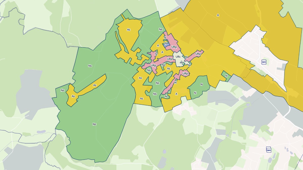 Aperçu cartographique de Saint-Germain-la-Poterie, centré sur la commune