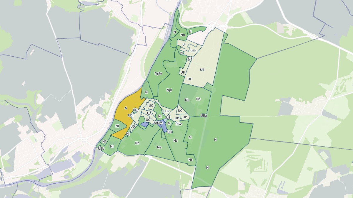 Aperçu cartographique de Saint-Maximin, centré sur la commune