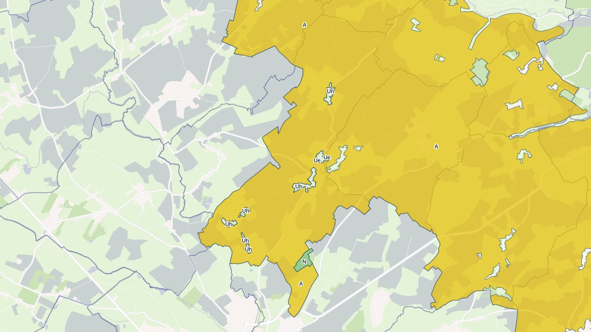 Aperçu cartographique de Saint-Quentin-des-Prés, centré sur la commune