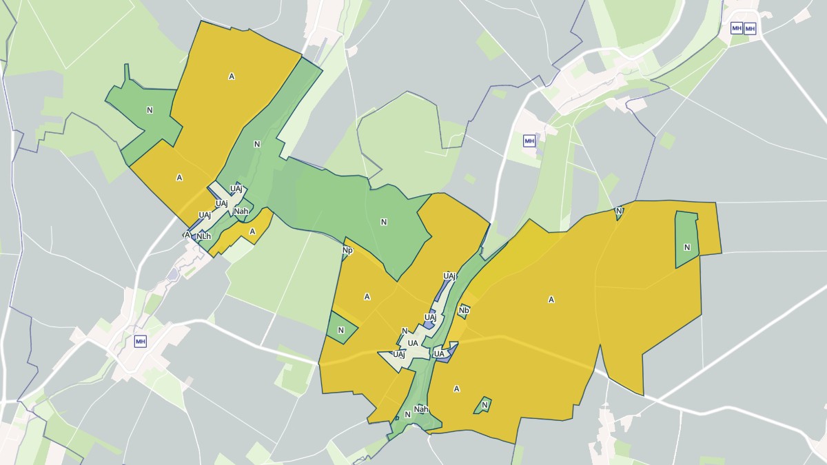 Aperçu cartographique de Senots, centré sur la commune