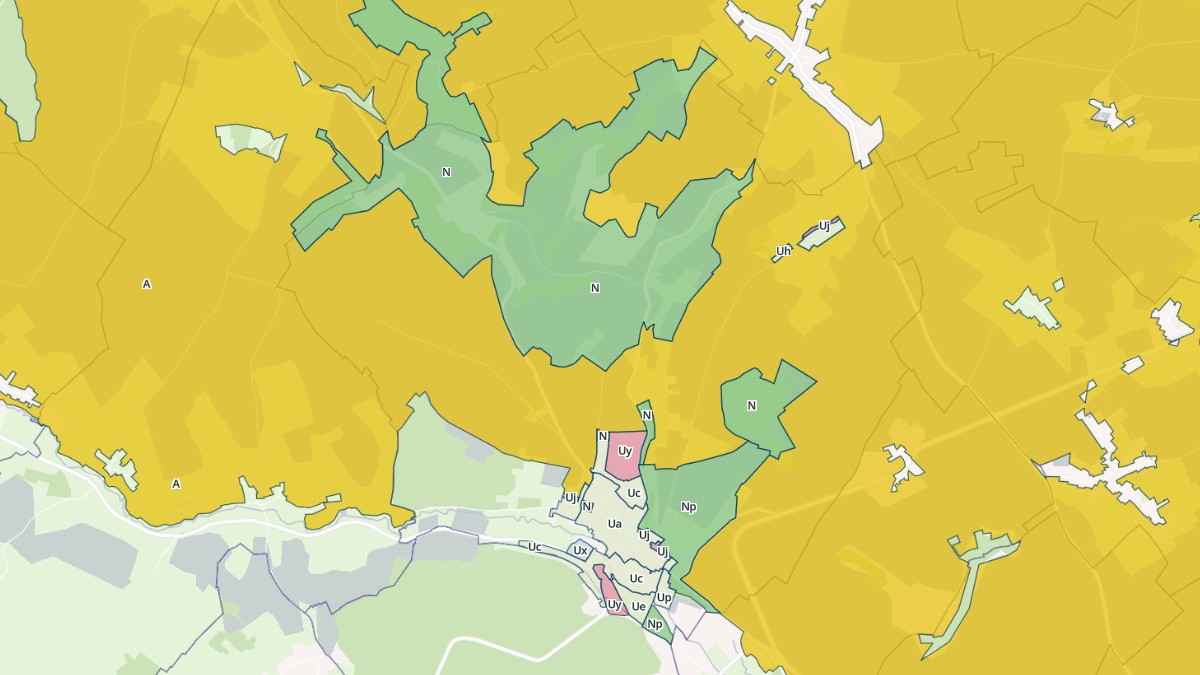 Aperçu cartographique de Songeons, centré sur la commune