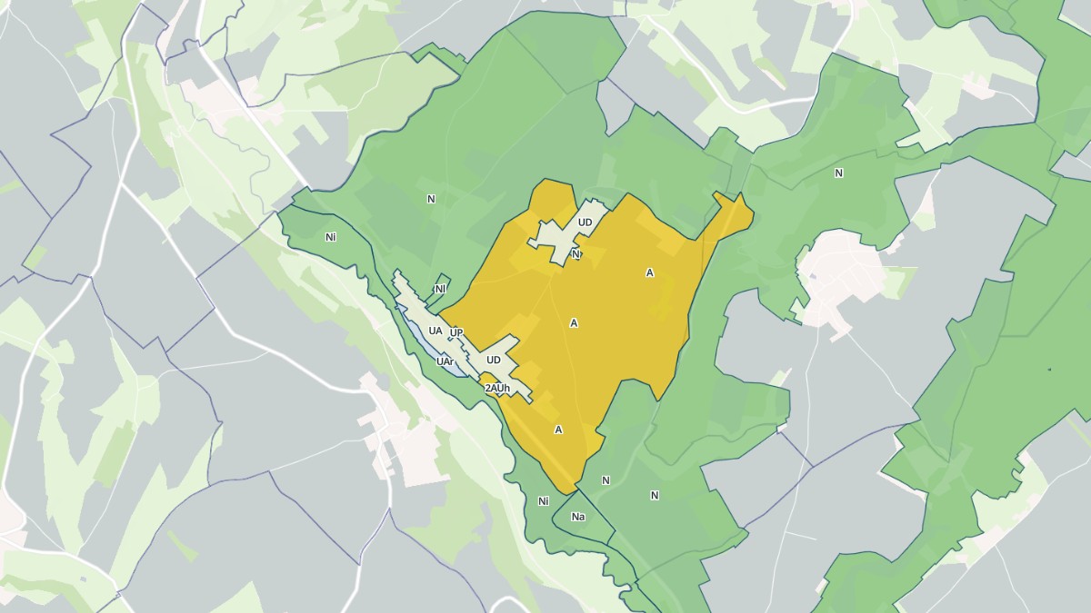 Aperçu cartographique de Talmontiers, centré sur la commune