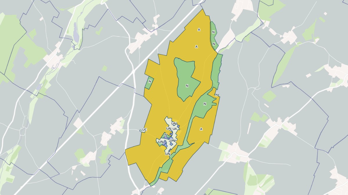 Aperçu cartographique de Thibivillers, centré sur la commune