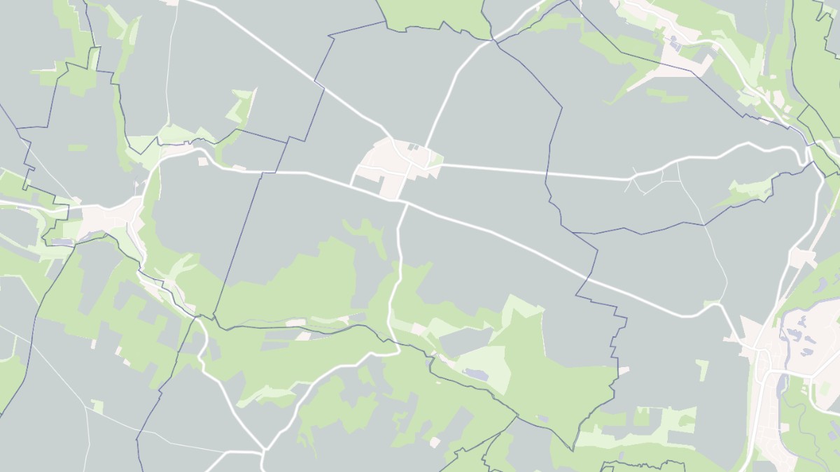 Aperçu cartographique de Thury-en-Valois, centré sur la commune