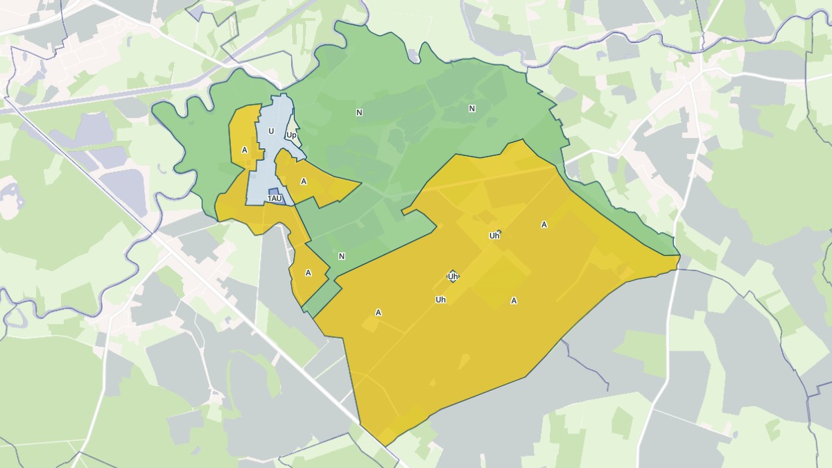 Aperçu cartographique de Varesnes, centré sur la commune
