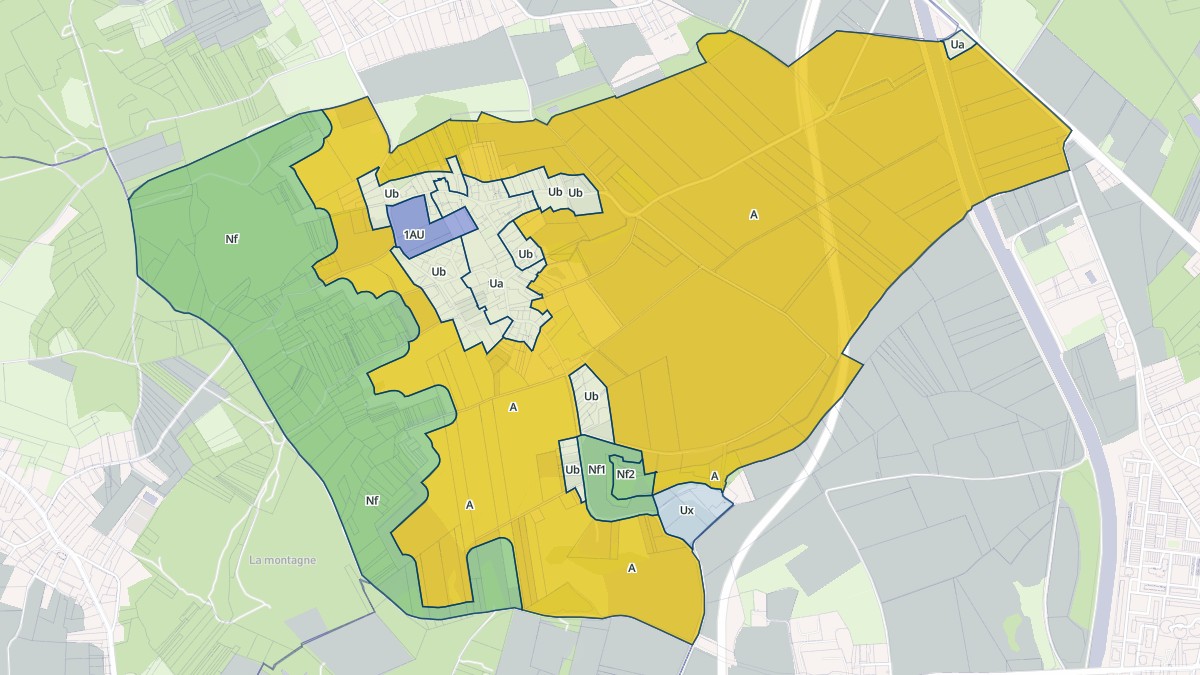 Aperçu cartographique de Vauchelles, centré sur la commune