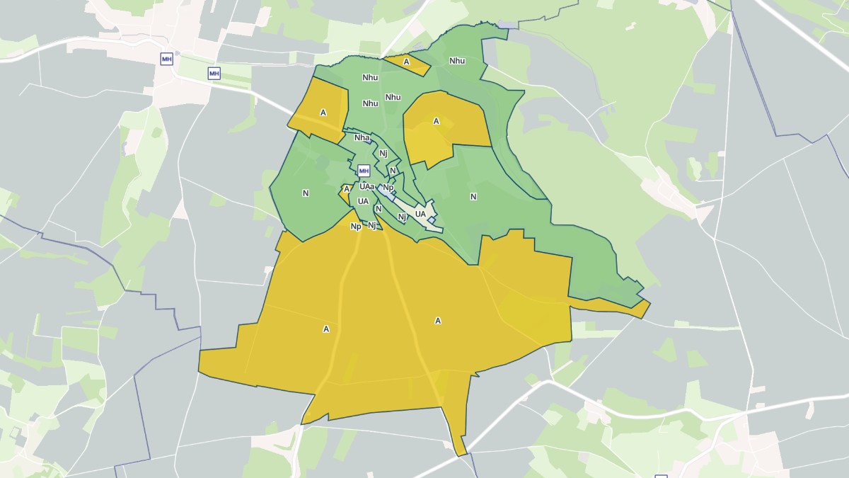Aperçu cartographique de Vaudancourt, centré sur la commune