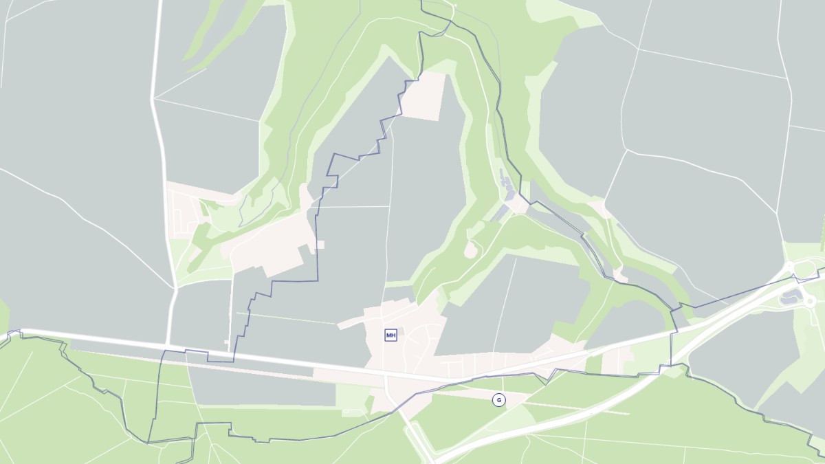 Aperçu cartographique de Vaumoise, centré sur la commune
