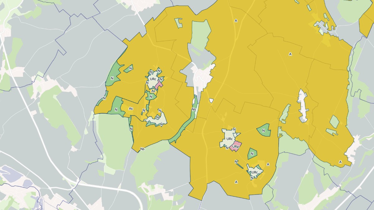 Aperçu cartographique de Verderel-lès-Sauqueuse, centré sur la commune
