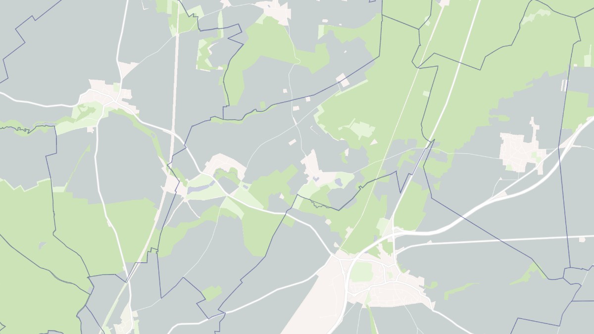 Aperçu cartographique de Versigny, centré sur la commune