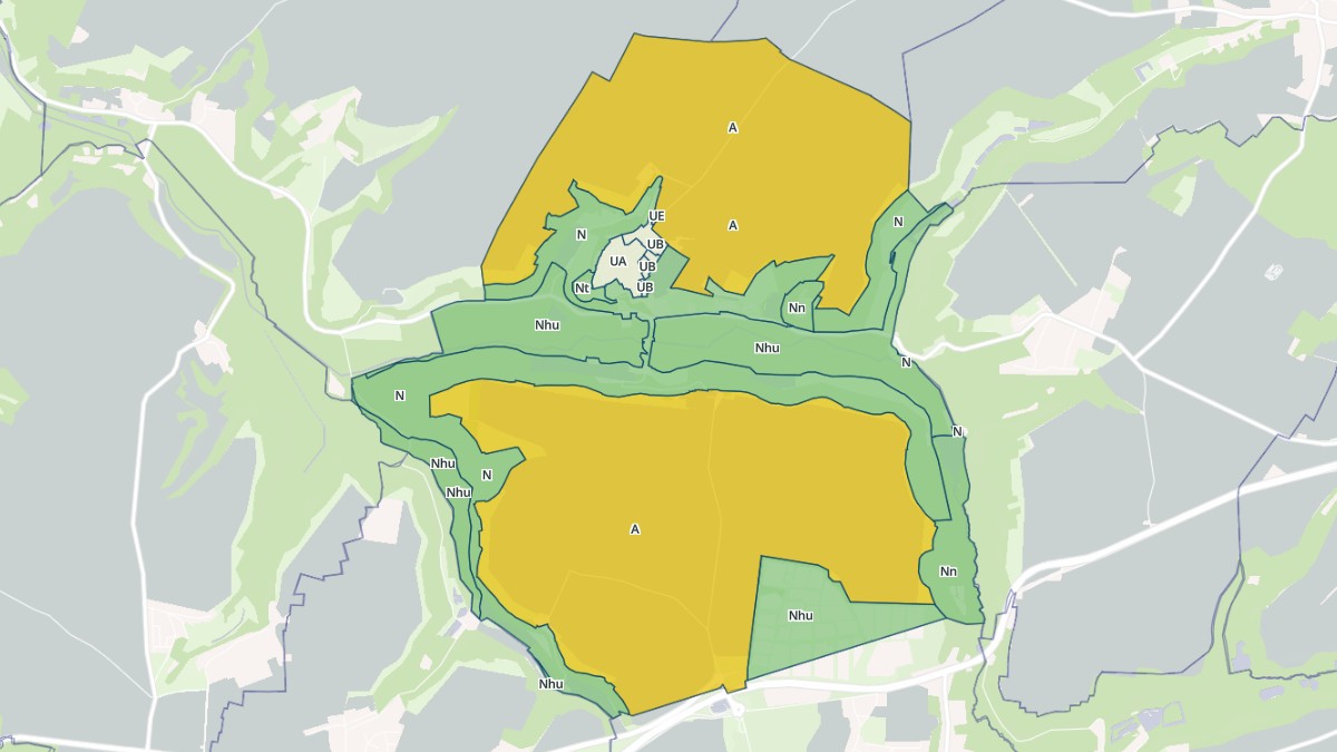 Aperçu cartographique de Vez, centré sur la commune