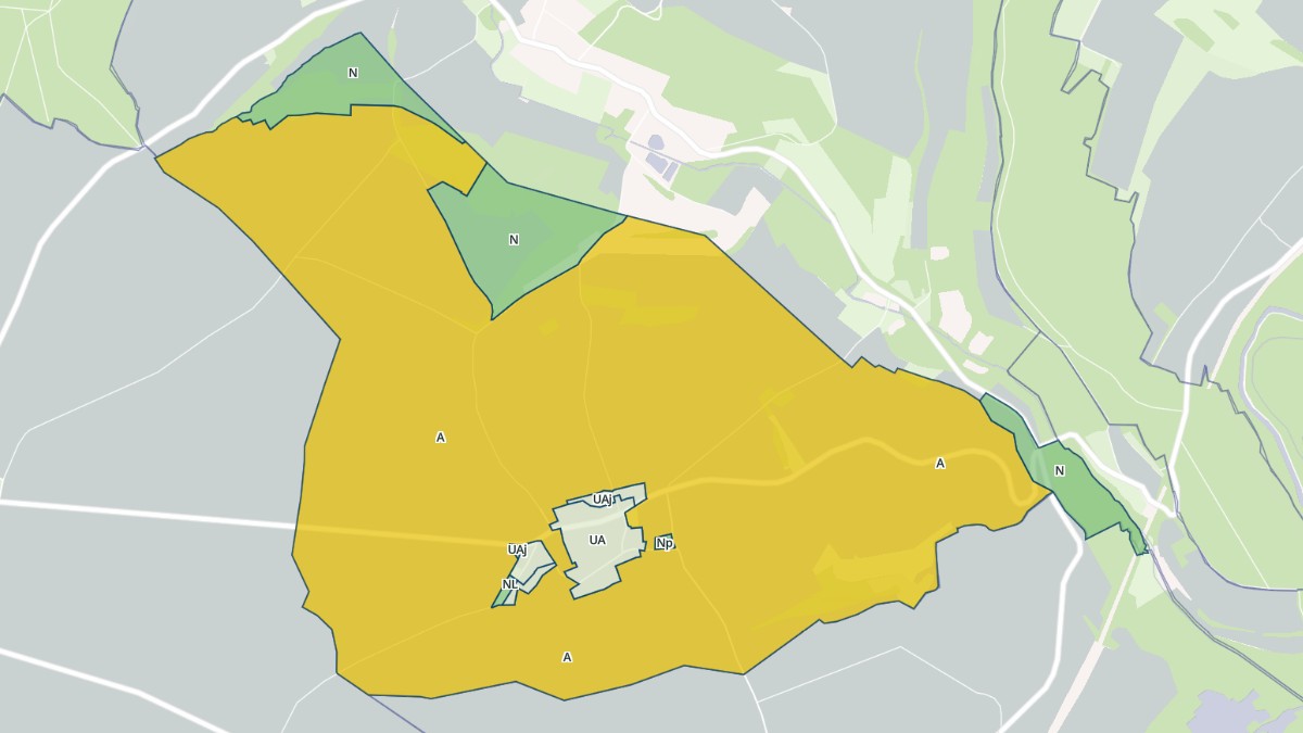 Aperçu cartographique de La Villeneuve-sous-Thury, centré sur la commune