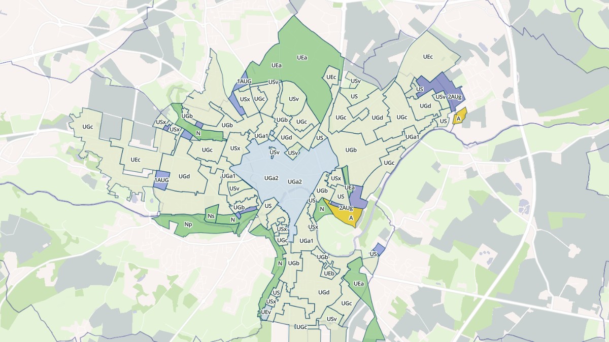 Aperçu cartographique de Alençon, centré sur la commune