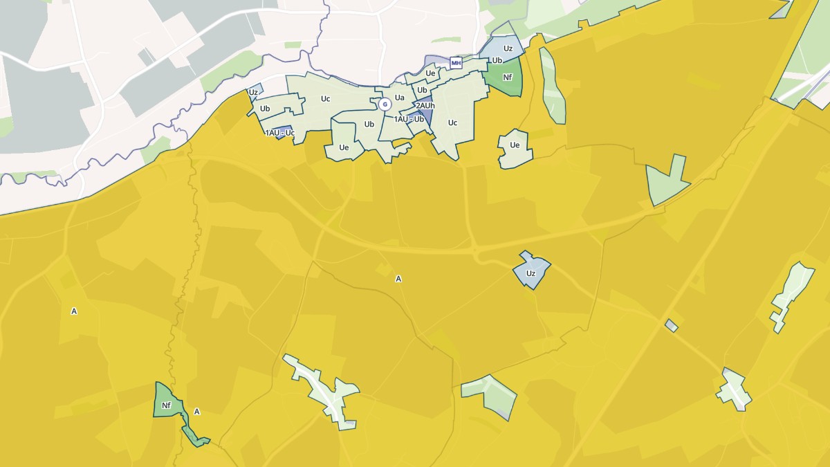 Aperçu cartographique de Aube, centré sur la commune