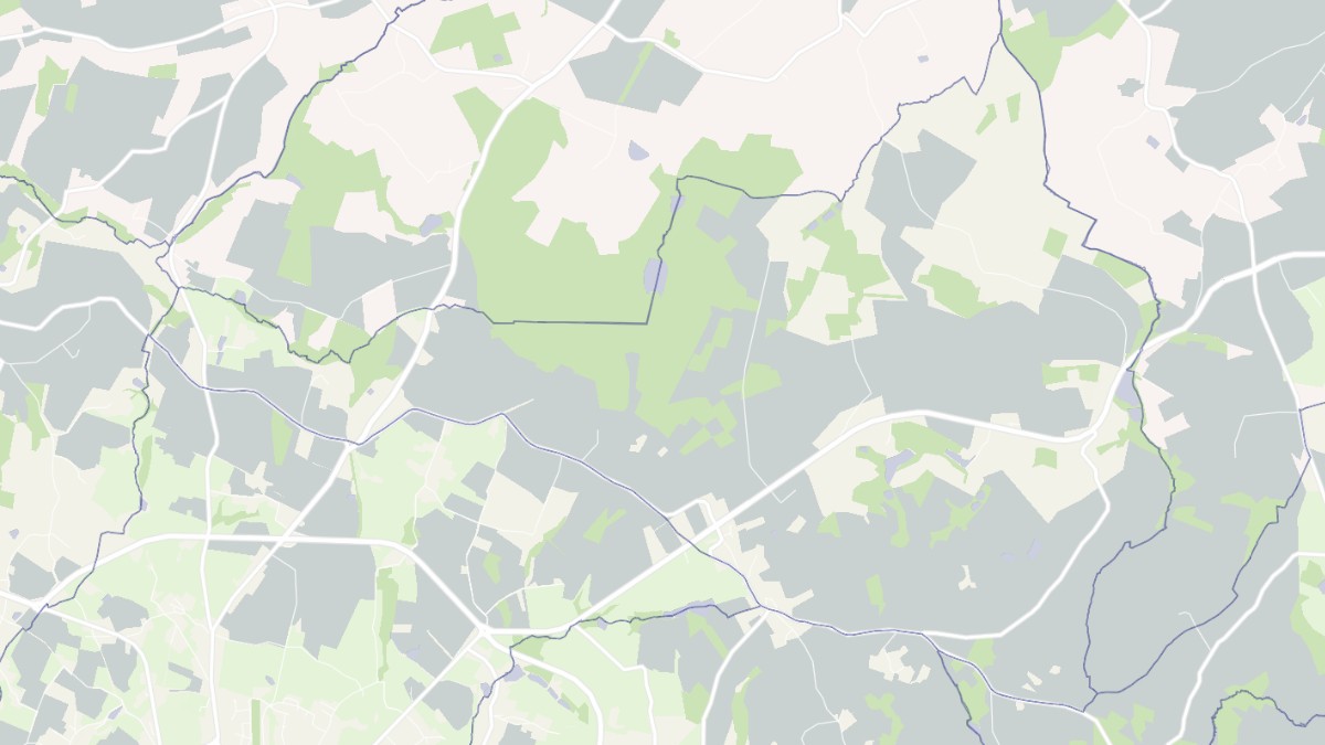 Aperçu cartographique de Beauvain, centré sur la commune