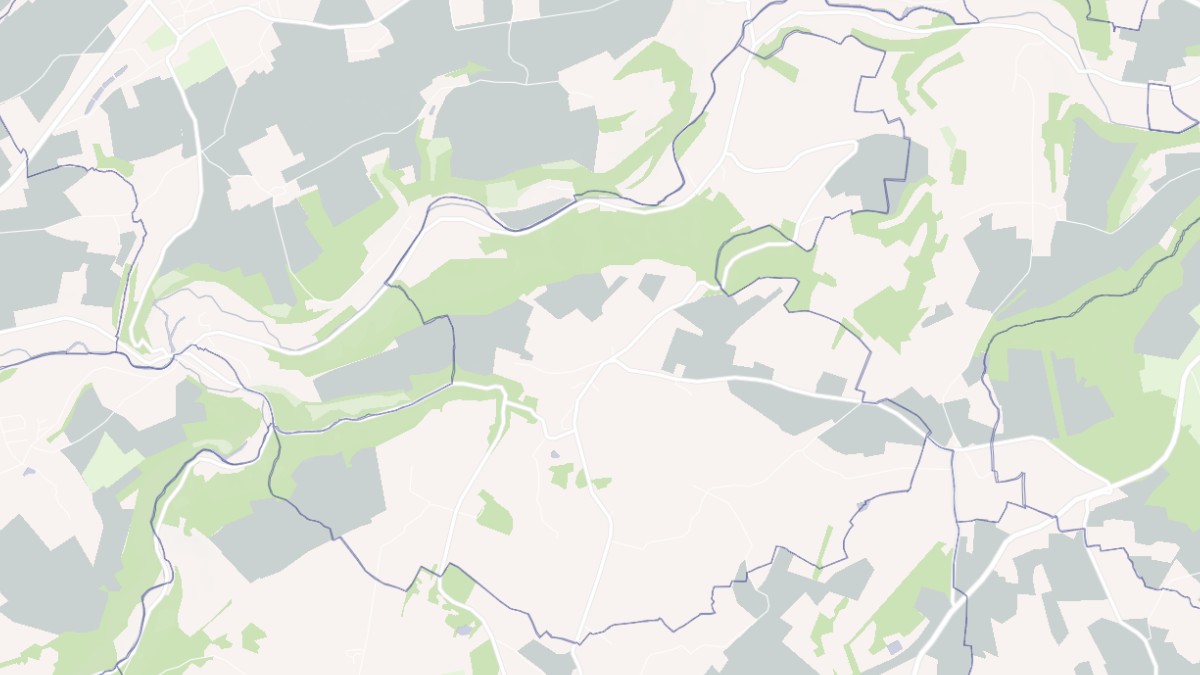 Aperçu cartographique de Berjou, centré sur la commune