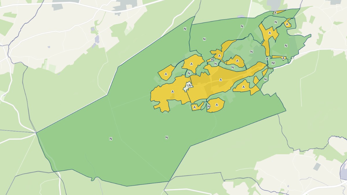 Aperçu cartographique de Le Bouillon, centré sur la commune