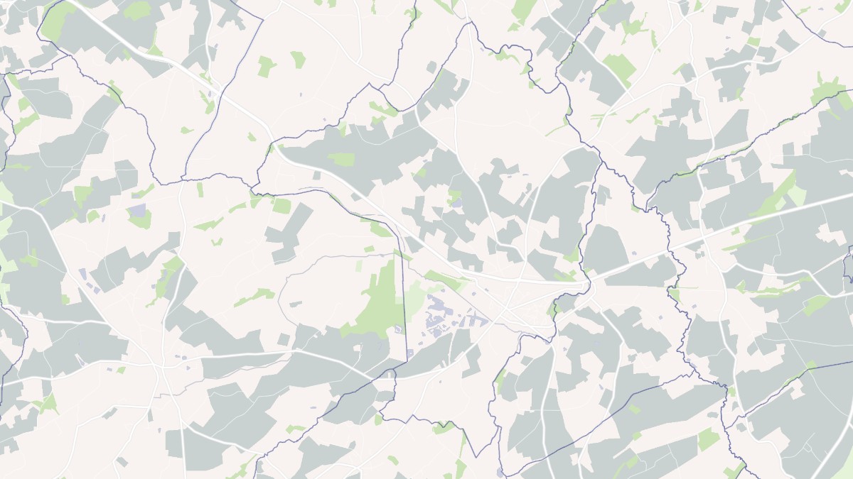 Aperçu cartographique de Briouze, centré sur la commune