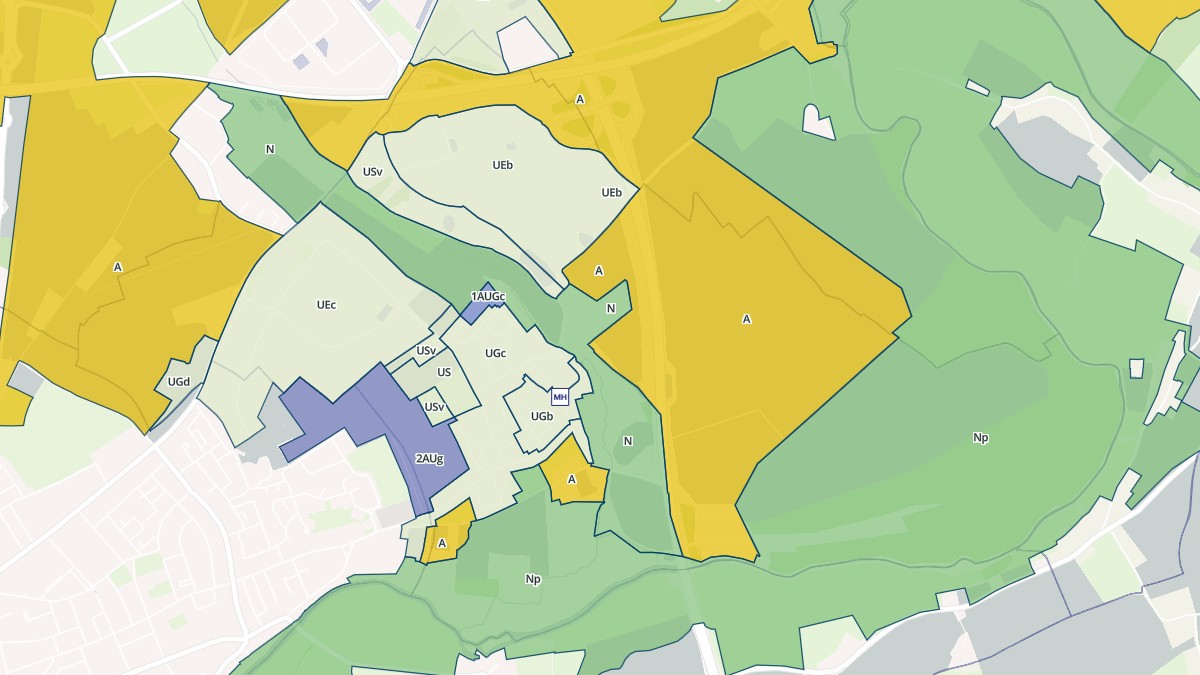 Aperçu cartographique de Cerisé, centré sur la commune