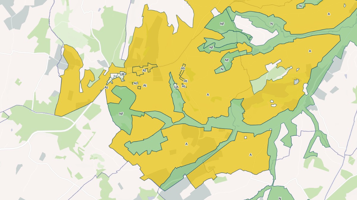 Aperçu cartographique de Les Champeaux, centré sur la commune