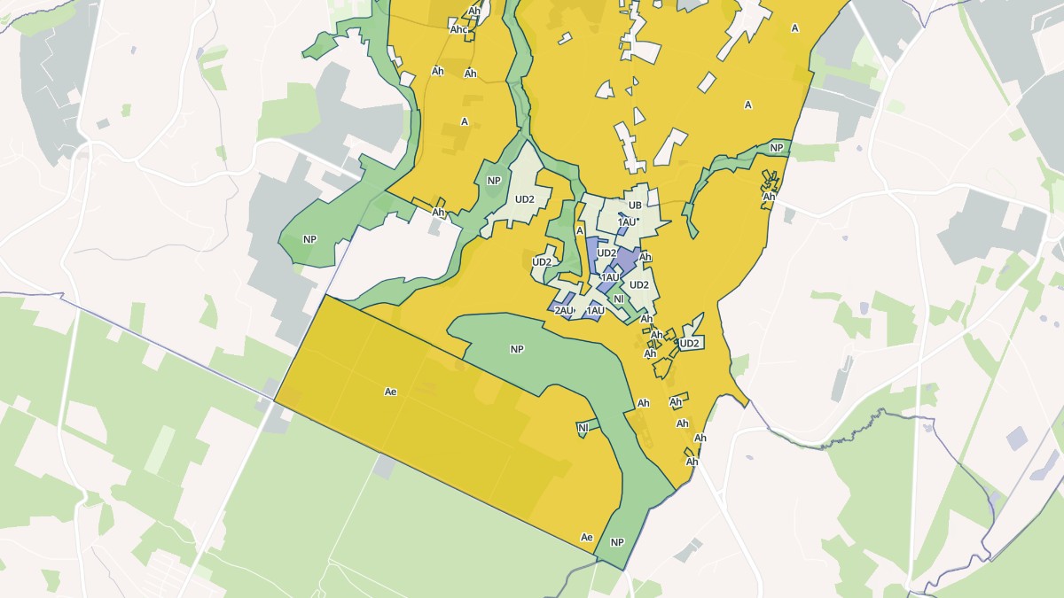 Aperçu cartographique de La Chapelle-au-Moine, centré sur la commune