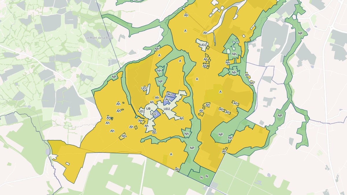 Aperçu cartographique de La Chapelle-Biche, centré sur la commune