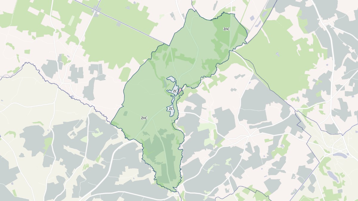 Aperçu cartographique de Le Châtellier, centré sur la commune