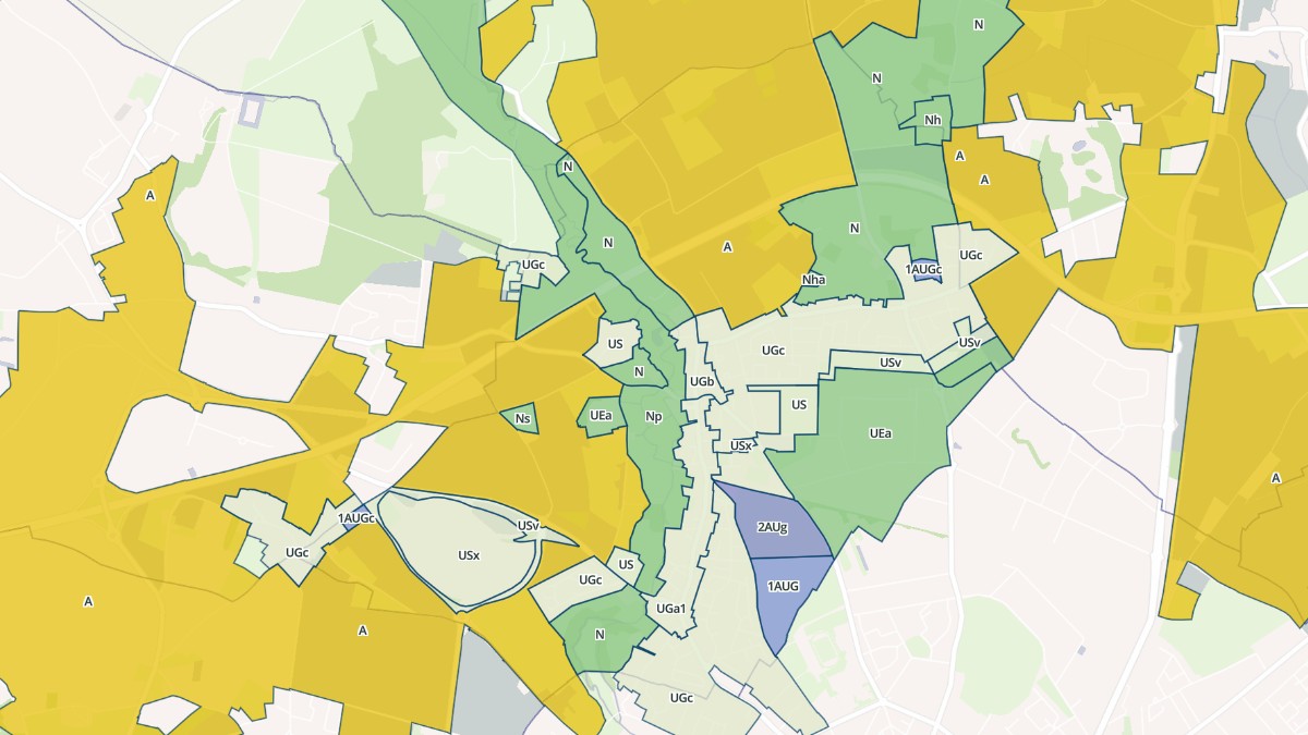 Aperçu cartographique de Damigny, centré sur la commune