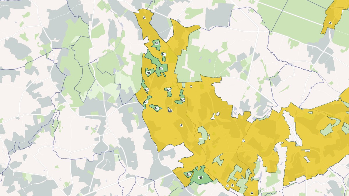 Aperçu cartographique de Fay, centré sur la commune