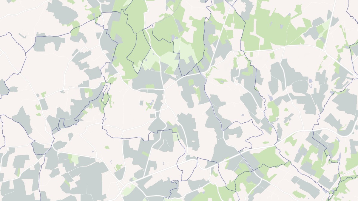 Aperçu cartographique de Ferrières-la-Verrerie, centré sur la commune