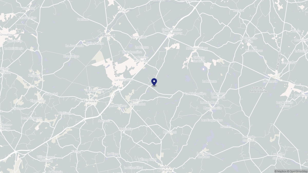 Aperçu cartographique de L'Hôme-Chamondot, centré sur la commune