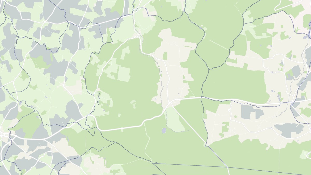 Aperçu cartographique de La Lande-de-Goult, centré sur la commune