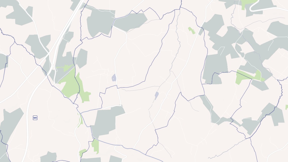 Aperçu cartographique de Lignères, centré sur la commune