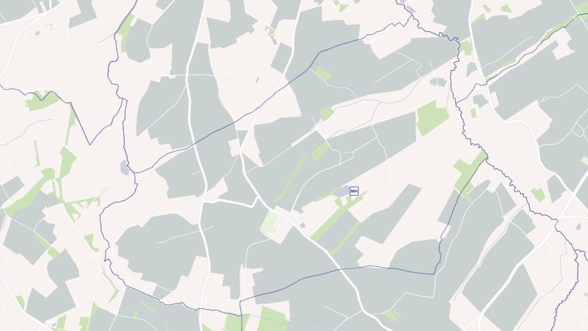 Aperçu cartographique de Lignou, centré sur la commune