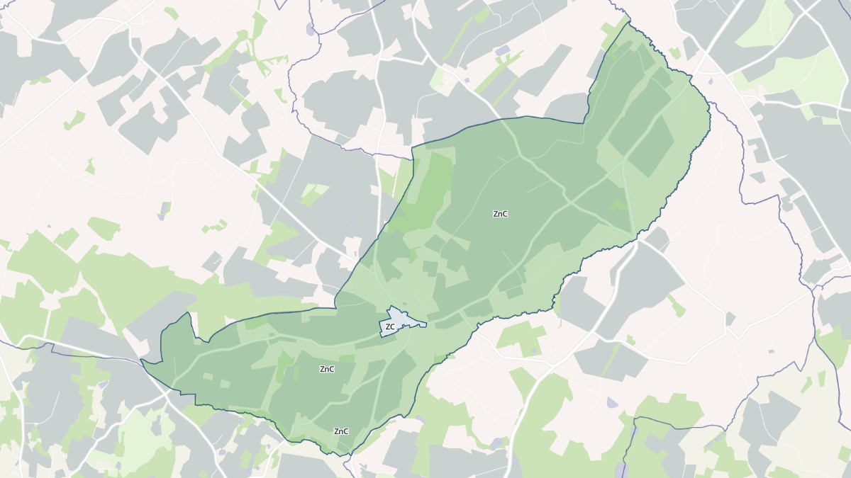 Aperçu cartographique de Lonlay-le-Tesson, centré sur la commune
