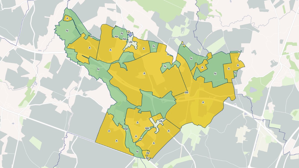 Aperçu cartographique de Macé, centré sur la commune