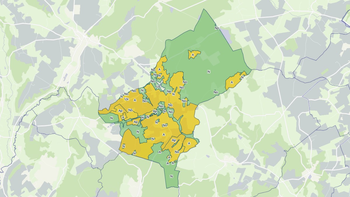 Aperçu cartographique de Le Mage, centré sur la commune